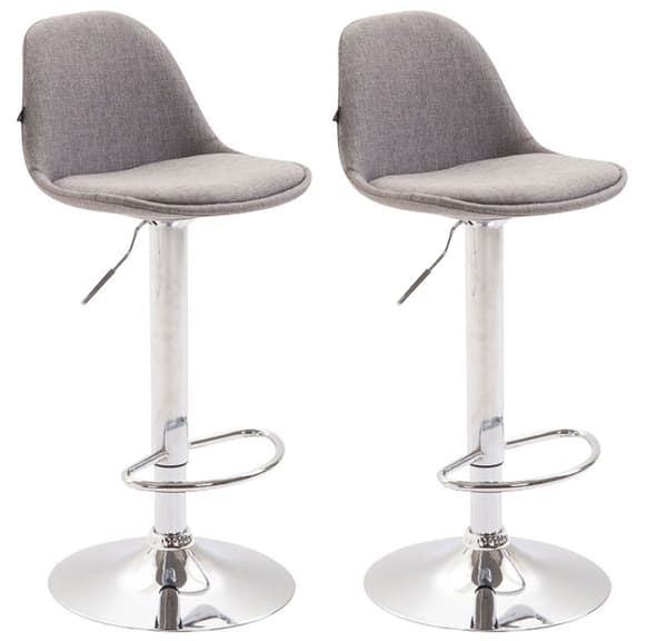 CLP 2-Pack Barstol Kiel Stof