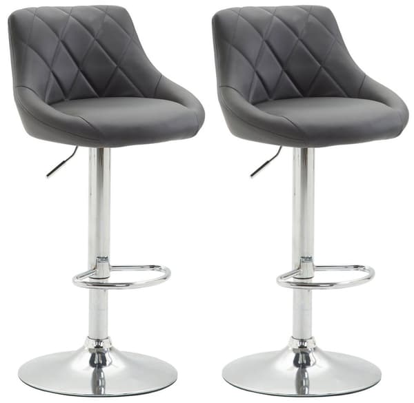 CLP 2-Set Barstol Lazio Konstläder