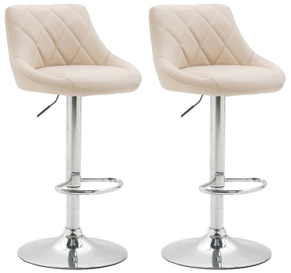 CLP 2-Set Barstol Lazio Konstläder