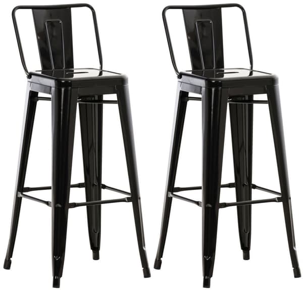CLP 2-pack Baarituoli Mason musta