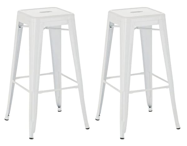CLP 2-pack Bar Skammel Joshua hvid