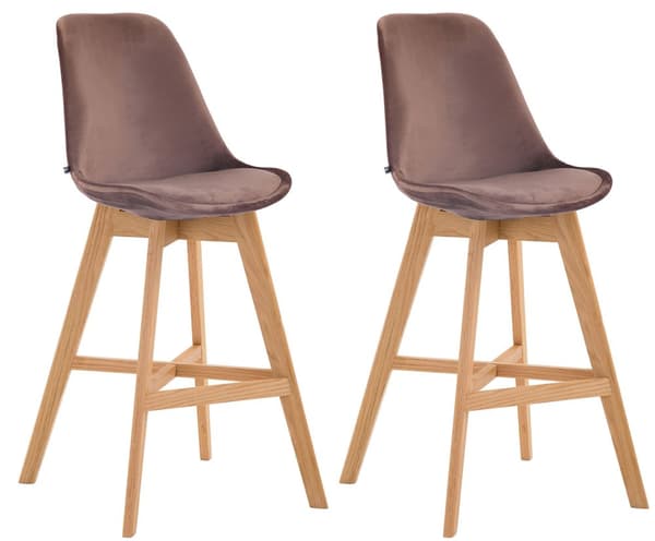 CLP 2-pack Barstol Cannes Sammet