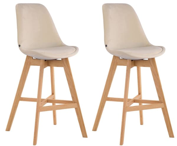 CLP 2-pack Barstol Cannes Fløjl