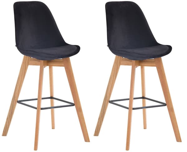 CLP 2-pack Baarituoli Metz Sametti