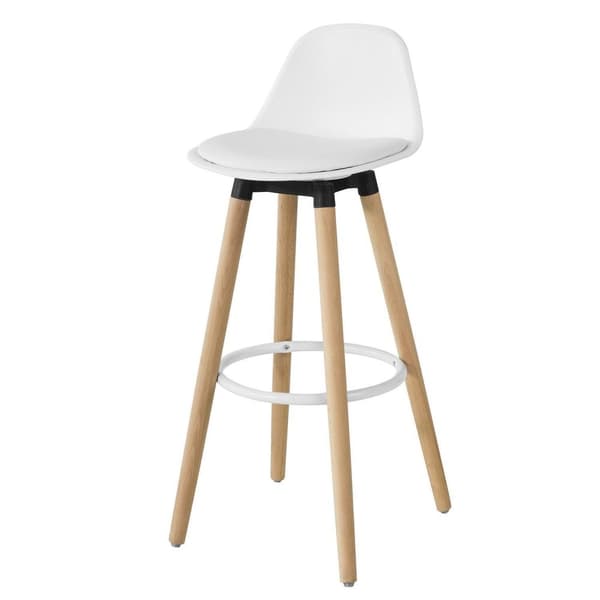 Baarituoli, FST70-W, 71 cm, Valkoinen