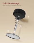Miniatyrbillede 6 af 6: Makeup Skammel, VASAGLE LJB120B01, 38x44-60 cm, Sort