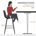 Miniatyrbild 7 av 9: Barstol Set, 2er-Set, 42x47x105 cm, Svart