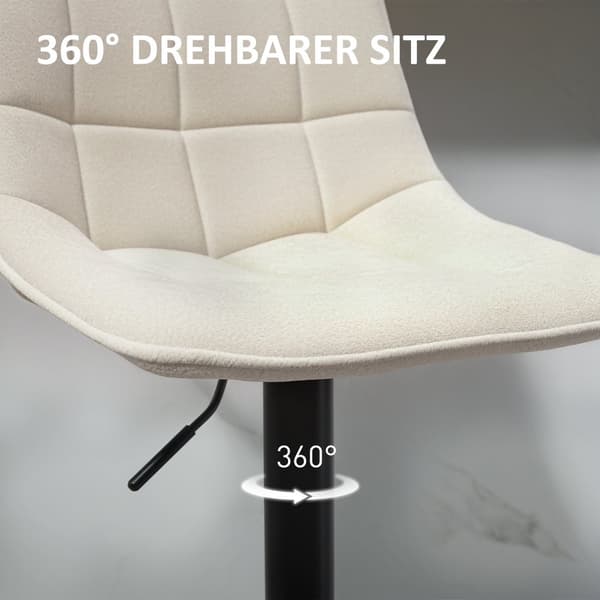 Baarituoli, 47x53x96-117 cm, Beige