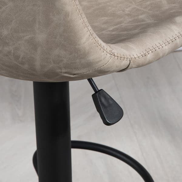 Barstol Sæt, 2er-Set, 42x47.5x90.5-111.5 cm, Beige