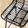 Miniatyrbillede 7 af 9: Barstolsæt, 2er-Set, 42,5x52x102 cm, Sort
