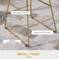 Miniatyrbild 4 av 8: Barpall Set, 2er-Set, 46x56x95 cm, Guld
