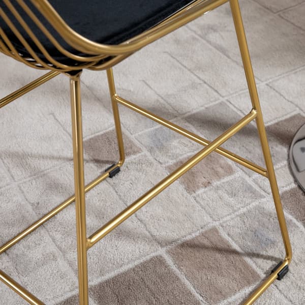 Barpall Set, 2er-Set, 46x56x95 cm, Guld