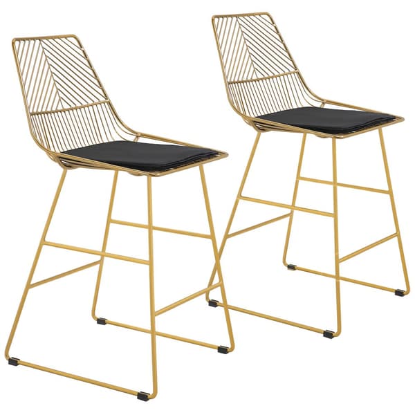 Barpall Set, 2er-Set, 46x56x95 cm, Guld