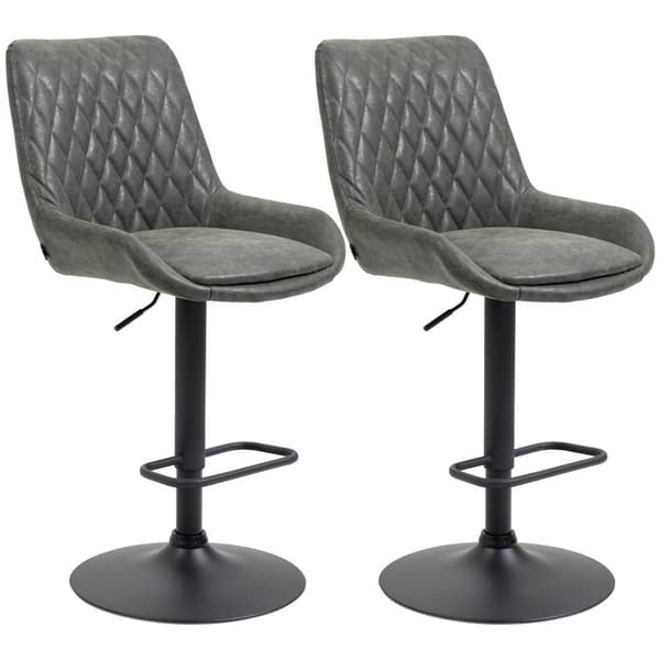 Barpall Set, 51x59x97-117 cm, Mörkgrå