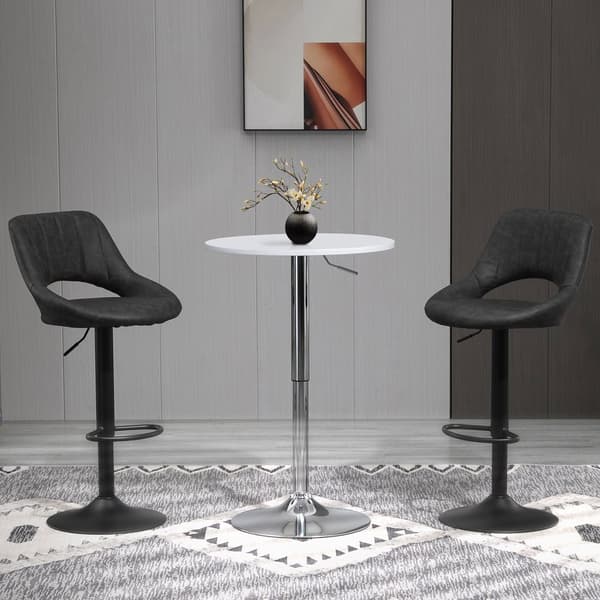 Barstol Sæt, 44x49x90-110 cm, Grå
