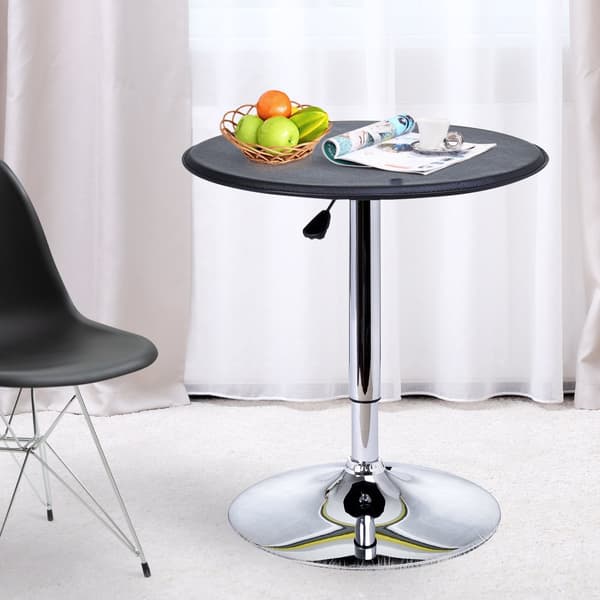 Spisebord, Ø63 x 67-93 cm, Sort