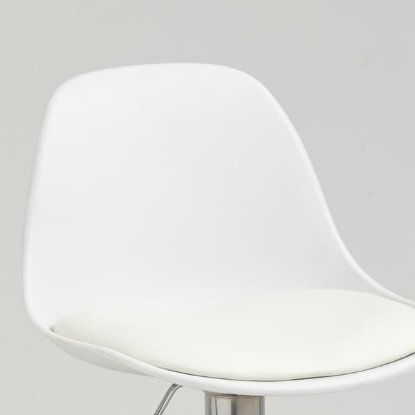 Barstol Sæt, 40x42x82-104 cm, Hvid