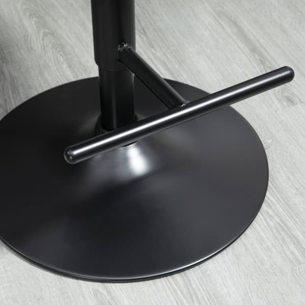 Baarituoli setti, 48x49.5x76-96 cm, Musta+Kahvi