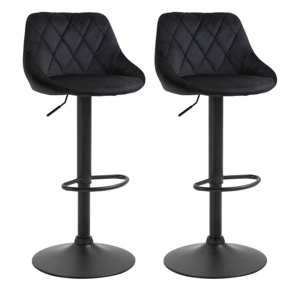 Barpall Set, 46x48x83-104 cm, Svart
