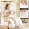 Miniatyrbild 4 av 9: Lounge-stol, 67x93-114x105 cm, Vit