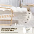 Miniatyrbild 5 av 9: Lounge-stol, 67x93-114x105 cm, Vit