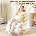 Miniatyrbild 6 av 9: Lounge-stol, 67x93-114x105 cm, Vit