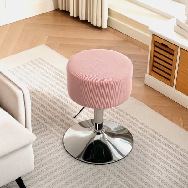 Barstol, Ø38x52-66H cm, Rosa