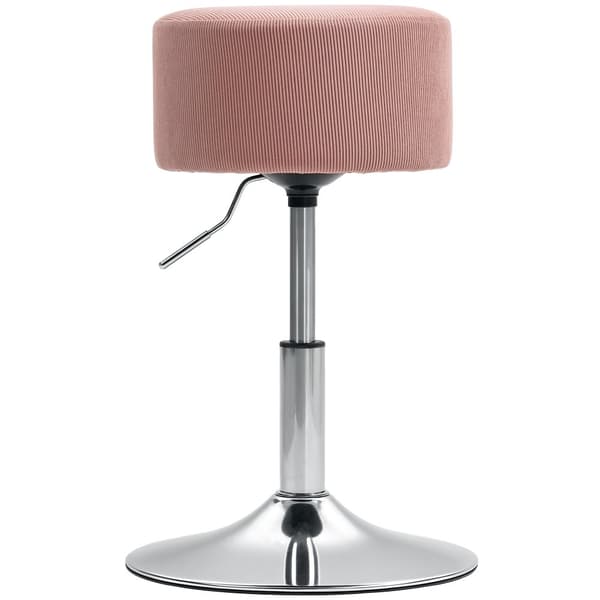 Barstol, Ø38x52-66H cm, Rosa