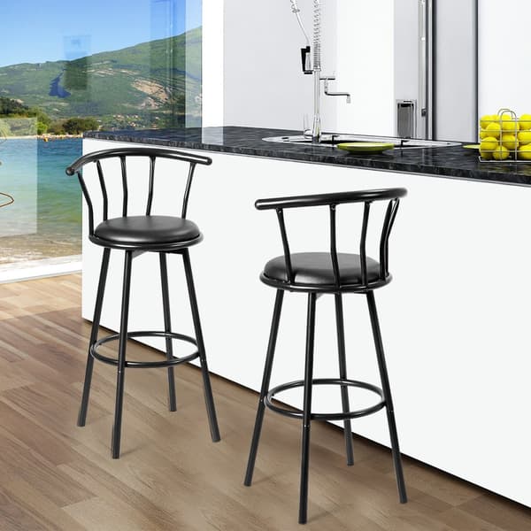 Barstolar, 55x56x101.5 cm, Svart