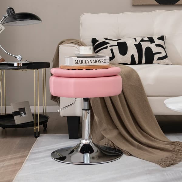 Smink pall, 41,5x50-66 cm, Rosa