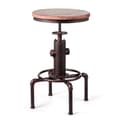 Miniatyrbillede 1 af 7: Barstol, 44x44x59,5-75 cm, Natur Bronze