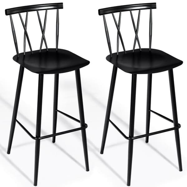 Barstol Matstolar, 16x19x41.5 tum, Svart