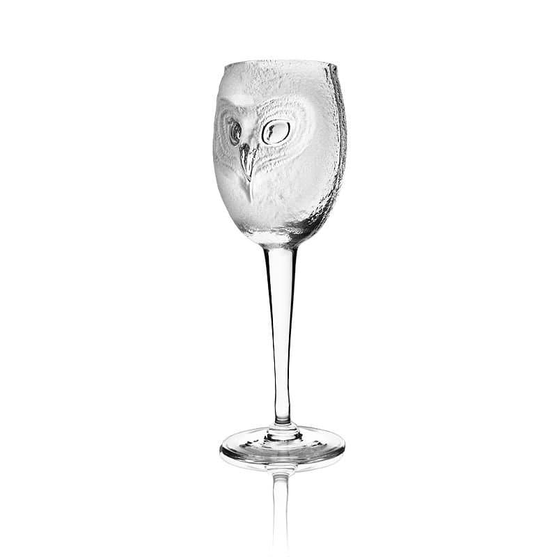 Målerås - Strix - Vin glas - vit kristall design Mats Jonasson