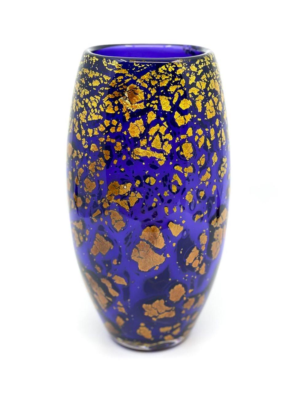 Gyllene Tider - Konstglas Vas - Hyazint Unikat design Robert Oldergaarden