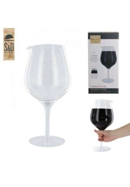 Glaskaraffel til vin 1,6L