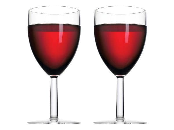 Vinglas 300ml 2-pack Klar plast Rosti Mepal