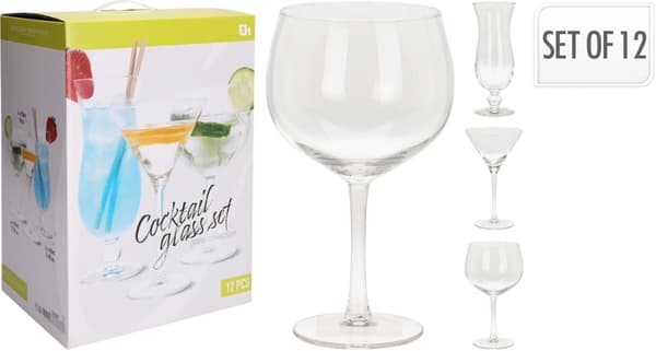 Cocktailglas 12-set