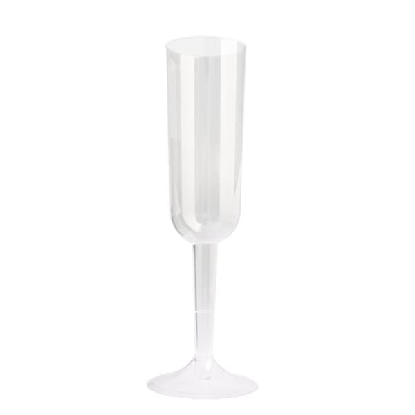 Unique Party Champagneflaska i plast (4 st) Clear One Size