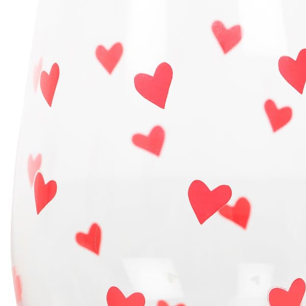Something Different Heart Stemless Wine Glass