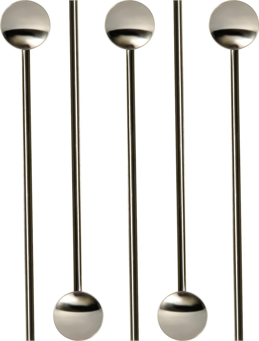 Cocktailske med sugerør 6-pak længde 20 cm