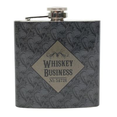 Cabinet Of Curiosities Whiskey Business Hip Flask