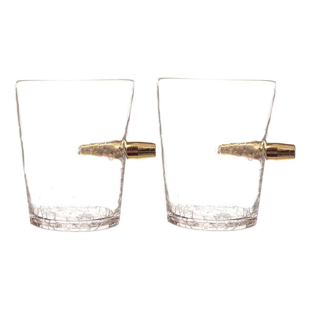 Sprukne Shotglas med Patron