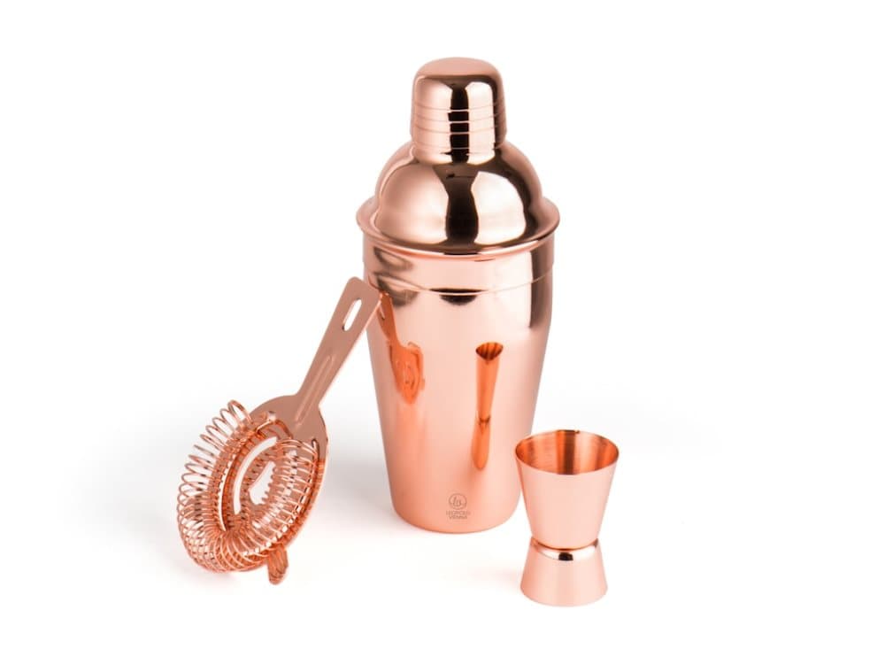 Barsæt m/3 dele Kobberfarvet Gift Edition 0,5 L Bredemeijer