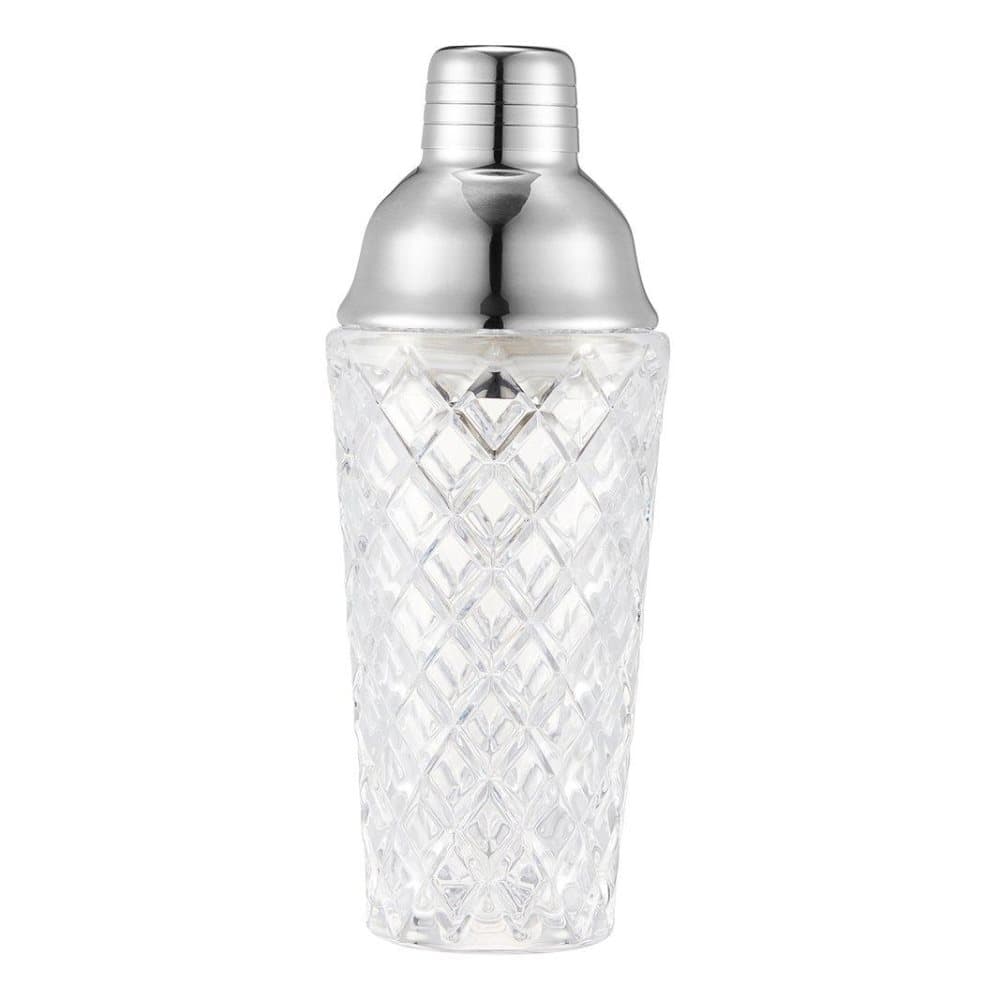 Shaker Dylan Glas m rostfritt lock Dorre