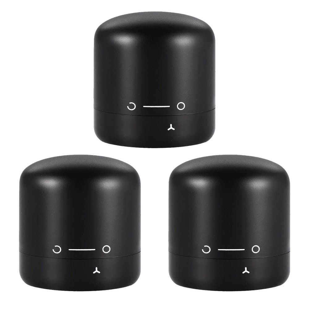 3x Förslutare till Vinflaska