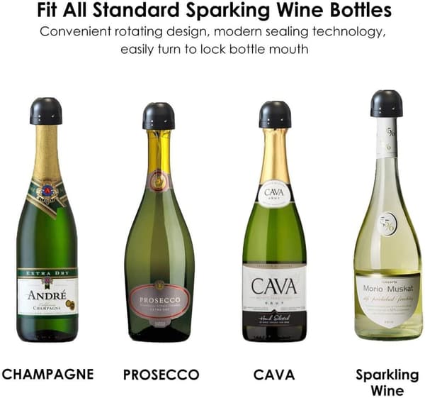 2st Champagne / Vinkork - Vakuum försluter - Stopper