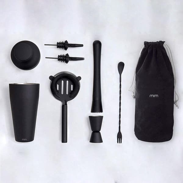 Bartender Kit med Shaker & Tillbehör - Barset / Cocktail Set