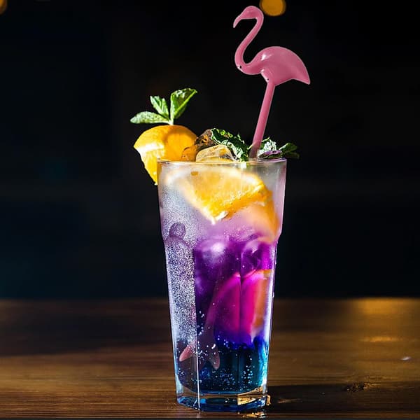 6 pack drinkpinnar - Flamingo