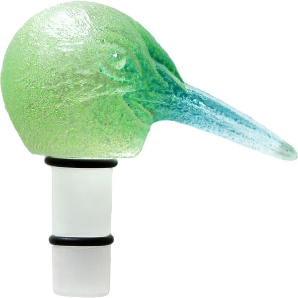 Kiwi Bottle Stopper Green - Vas Vitreum