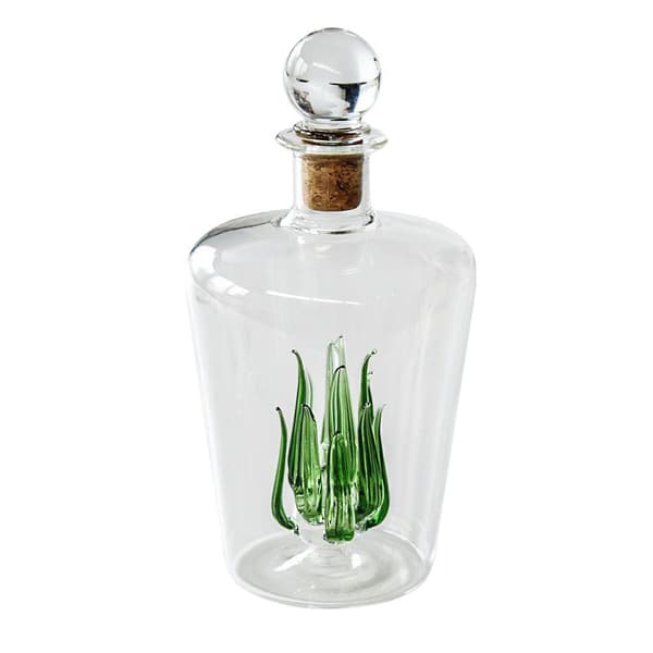 Karaffelsett med karaffel, brett og glass - 84 cl
